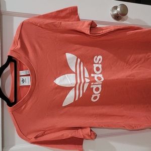 Womens Adidas short sleeve logo shirt xl